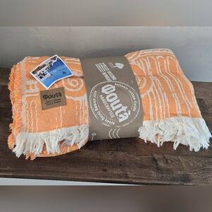 Fouta Made in Greece 100% Cotton Fringed Blanket